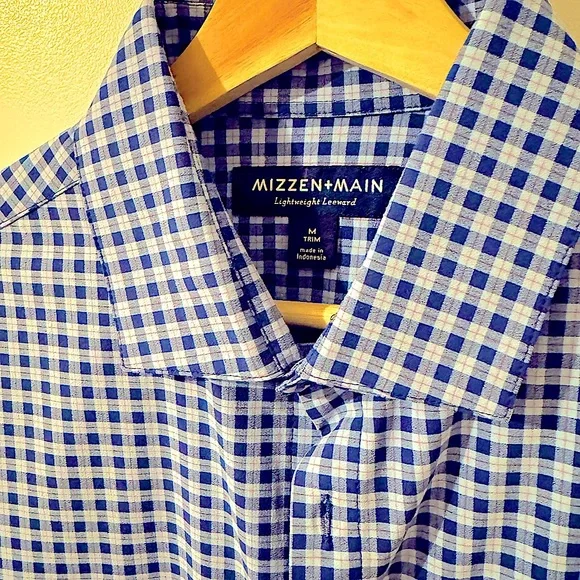 Mizzen Main Men’s Leeward Light Blue Red Multi Plaid
Medium / Trim / Regular - Picture 3 of 3